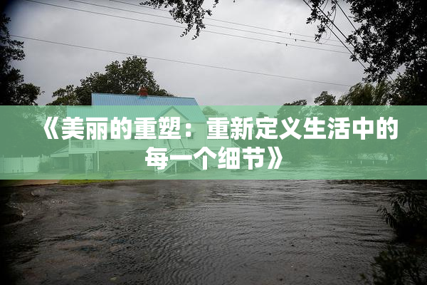 《美丽的重塑：重新定义生活中的每一个细节》