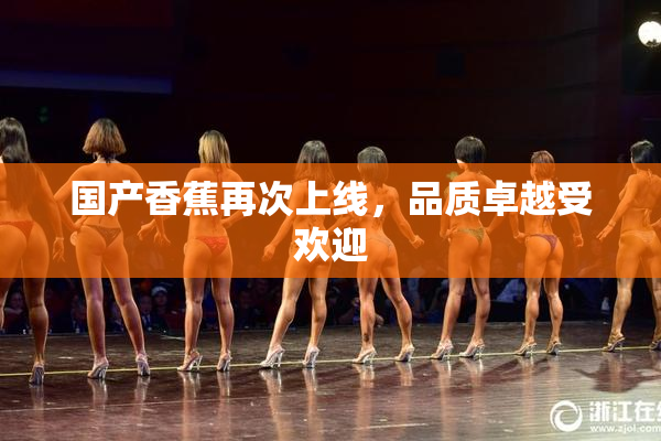 国产香蕉再次上线，品质卓越受欢迎