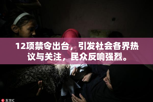 12项禁令出台，引发社会各界热议与关注，民众反响强烈。