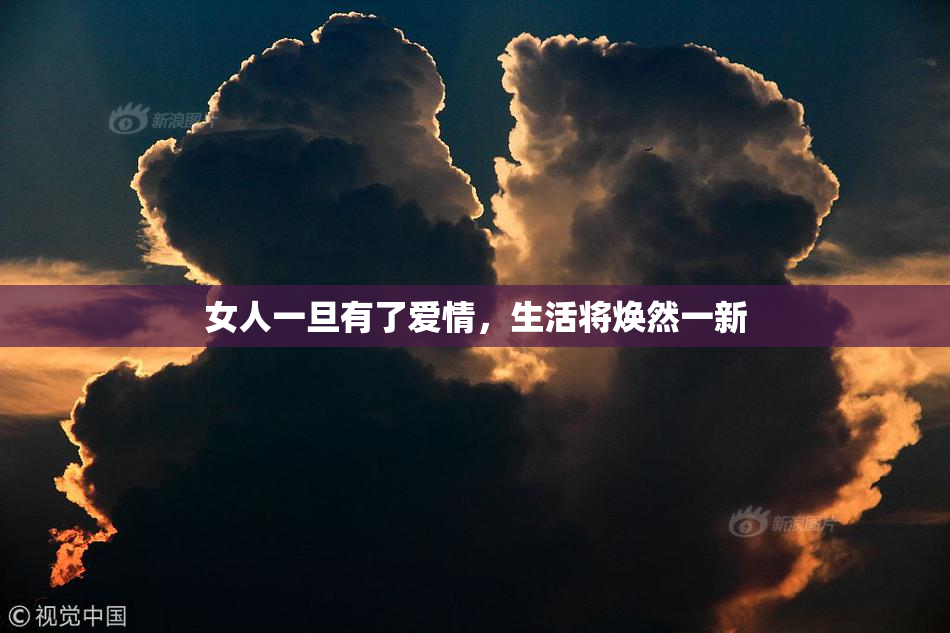 女人一旦有了爱情，生活将焕然一新
