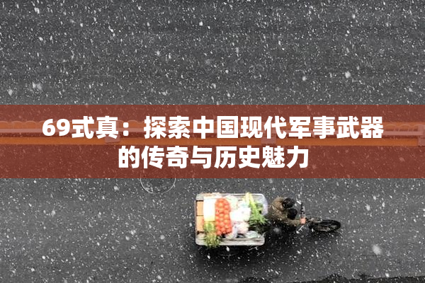 69式真：探索中国现代军事武器的传奇与历史魅力
