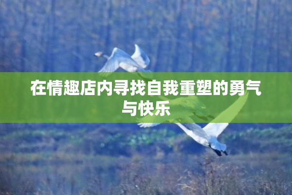 在情趣店内寻找自我重塑的勇气与快乐