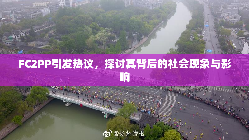 FC2PP引发热议，探讨其背后的社会现象与影响