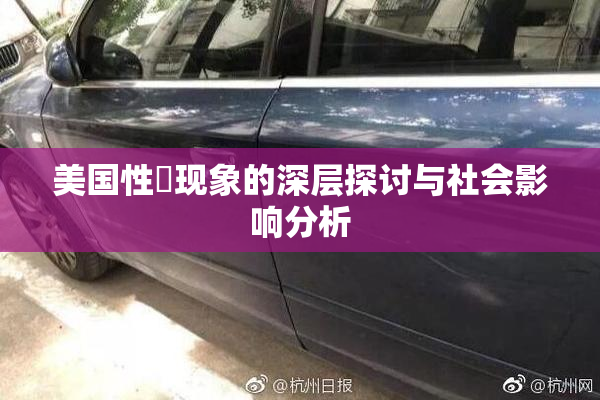 美国性婬现象的深层探讨与社会影响分析