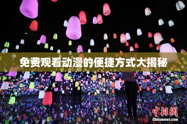 免费观看动漫的便捷方式大揭秘