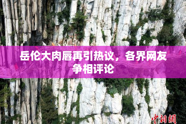 岳伦大肉唇再引热议，各界网友争相评论