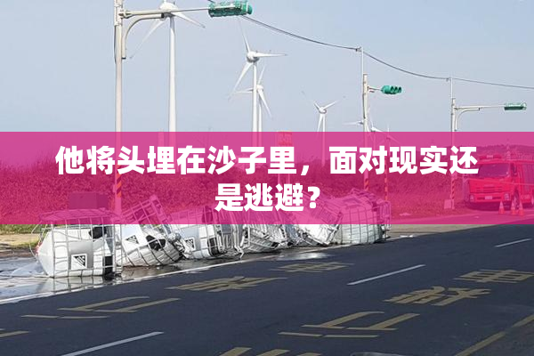 他将头埋在沙子里，面对现实还是逃避？