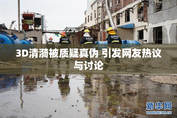 3D清漪被质疑真伪 引发网友热议与讨论