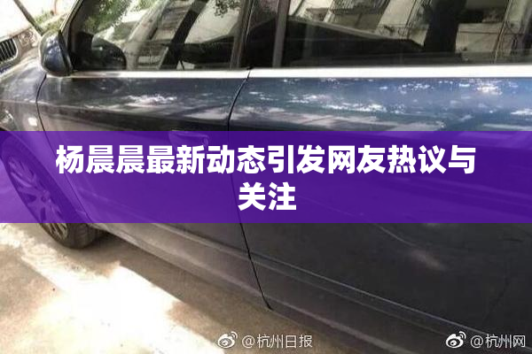 杨晨晨最新动态引发网友热议与关注