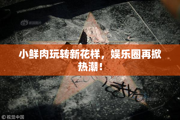 小鲜肉玩转新花样，娱乐圈再掀热潮！