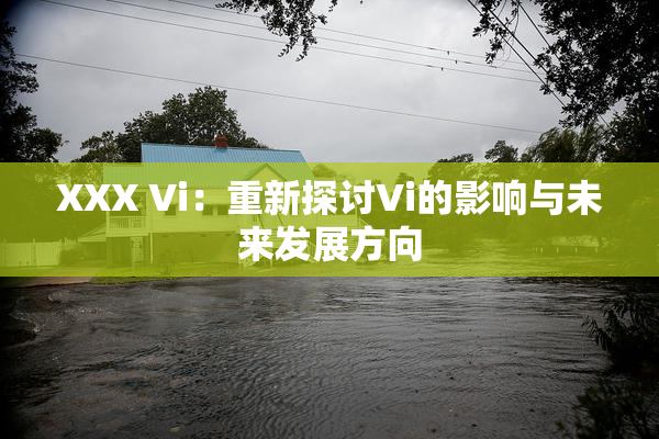 XXX Vi：重新探讨Vi的影响与未来发展方向