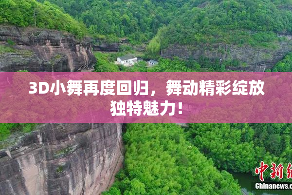 3D小舞再度回归，舞动精彩绽放独特魅力！