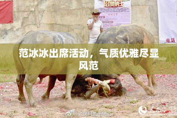 范冰冰出席活动，气质优雅尽显风范