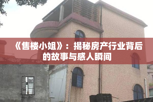 《售楼小姐》：揭秘房产行业背后的故事与感人瞬间