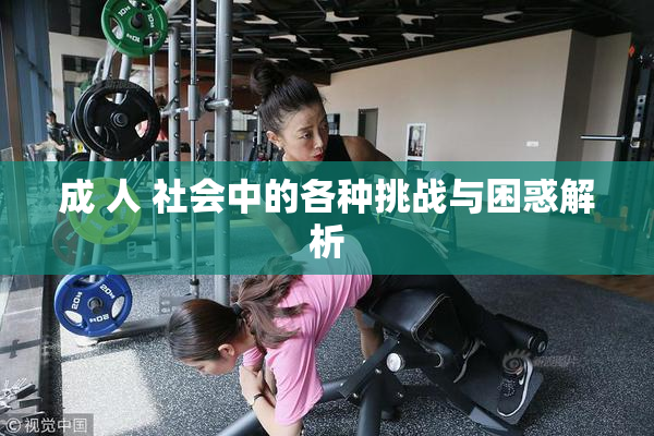 成 人 社会中的各种挑战与困惑解析