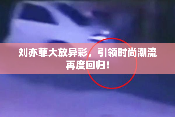 刘亦菲大放异彩，引领时尚潮流再度回归！
