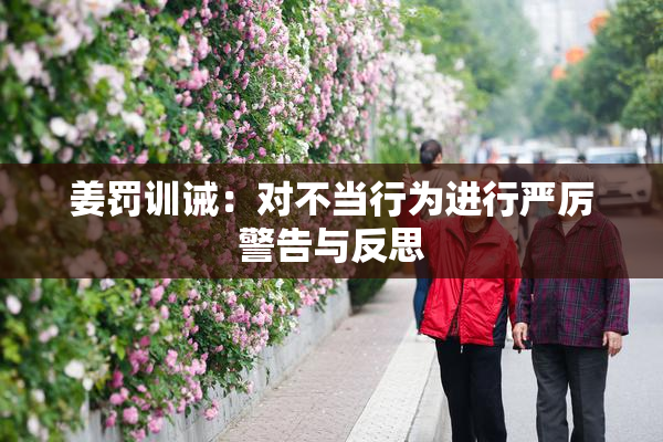 姜罚训诫：对不当行为进行严厉警告与反思