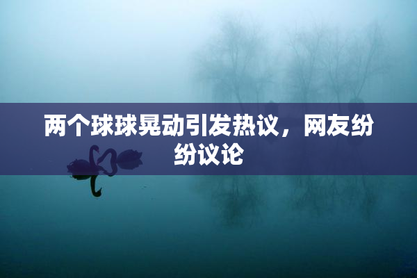 两个球球晃动引发热议，网友纷纷议论
