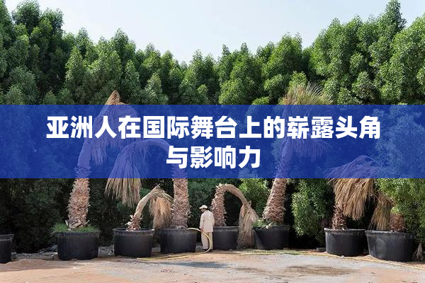 亚洲人在国际舞台上的崭露头角与影响力
