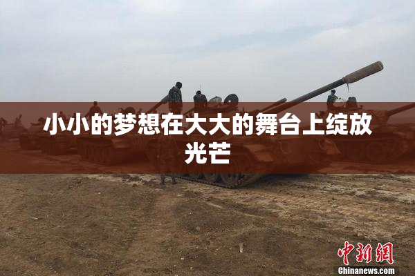 小小的梦想在大大的舞台上绽放光芒