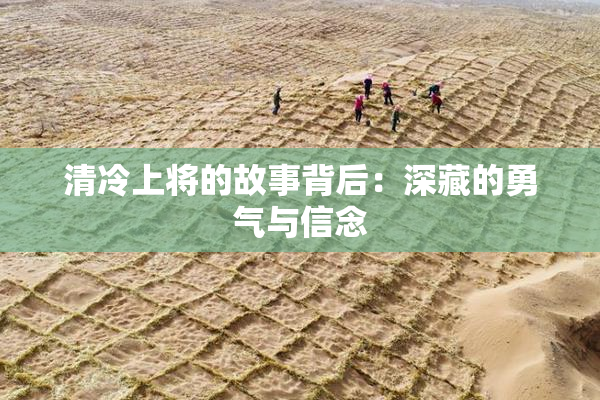 清冷上将的故事背后：深藏的勇气与信念