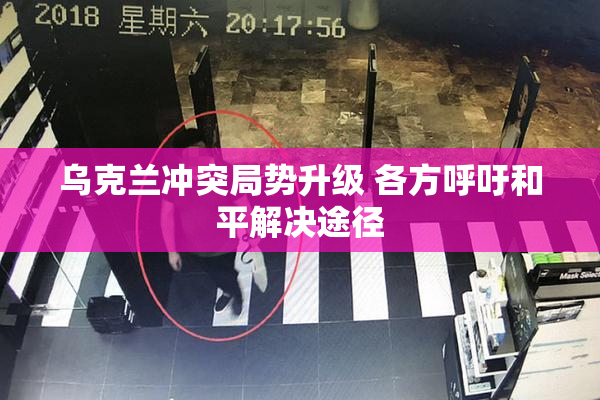 乌克兰冲突局势升级 各方呼吁和平解决途径