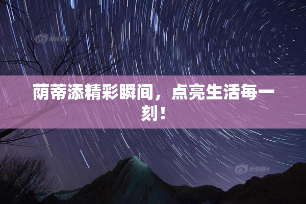 荫蒂添精彩瞬间，点亮生活每一刻！