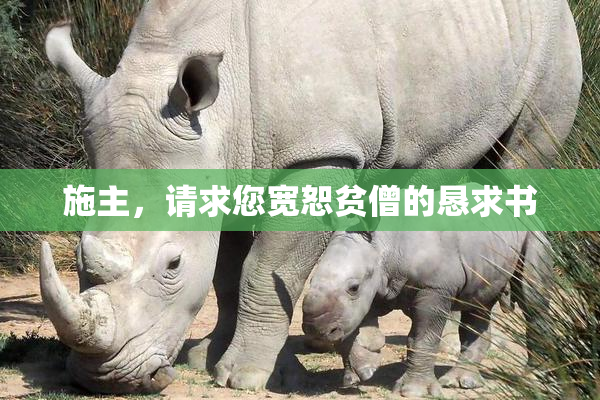 施主，请求您宽恕贫僧的恳求书