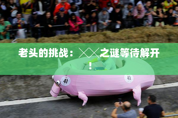 老头的挑战：╳╳之谜等待解开！