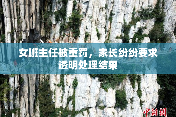 女班主任被重罚，家长纷纷要求透明处理结果