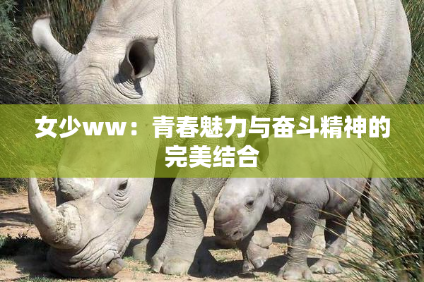 女少ww：青春魅力与奋斗精神的完美结合
