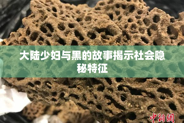 大陆少妇与黑的故事揭示社会隐秘特征
