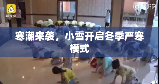寒潮来袭，小雪开启冬季严寒模式