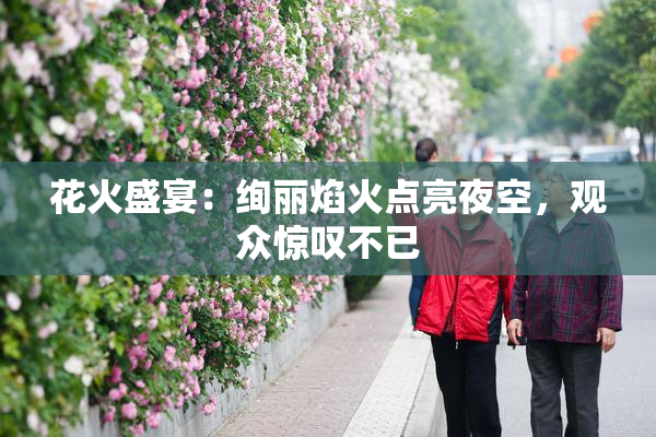 花火盛宴：绚丽焰火点亮夜空，观众惊叹不已