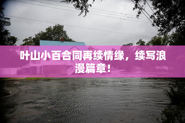叶山小百合同再续情缘，续写浪漫篇章！