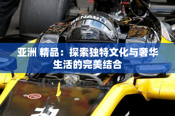 亚洲 精品：探索独特文化与奢华生活的完美结合