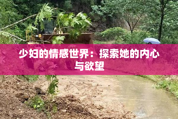少妇的情感世界：探索她的内心与欲望