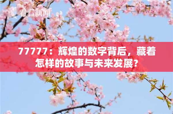 77777：辉煌的数字背后，藏着怎样的故事与未来发展？