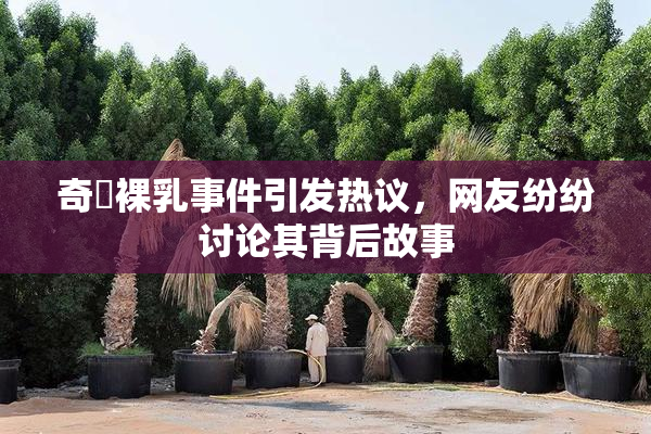 奇犽裸乳事件引发热议，网友纷纷讨论其背后故事