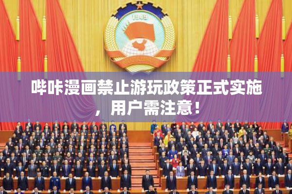 哔咔漫画禁止游玩政策正式实施，用户需注意！