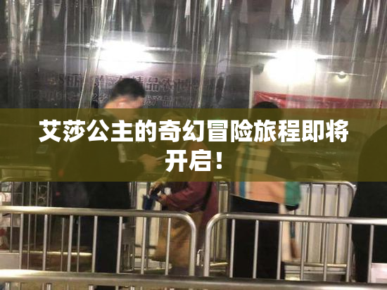 艾莎公主的奇幻冒险旅程即将开启！