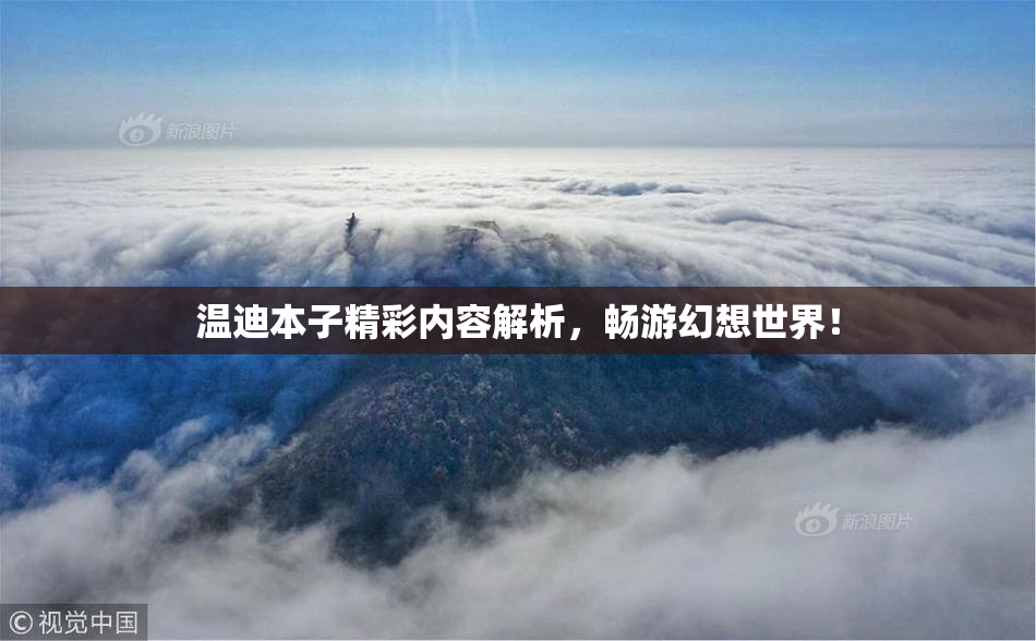 温迪本子精彩内容解析，畅游幻想世界！