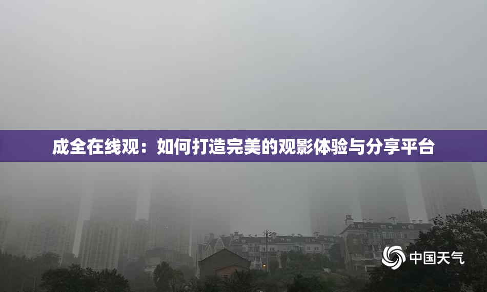 成全在线观：如何打造完美的观影体验与分享平台