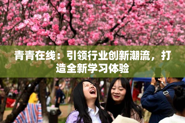 青青在线：引领行业创新潮流，打造全新学习体验