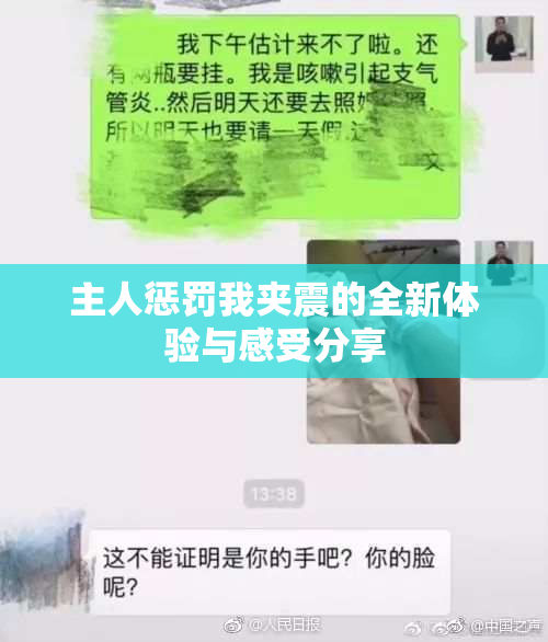 主人惩罚我夹震的全新体验与感受分享