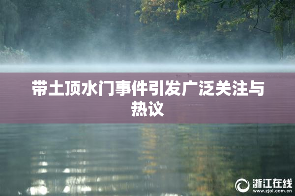 带土顶水门事件引发广泛关注与热议