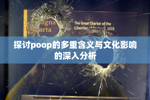 探讨poop的多重含义与文化影响的深入分析