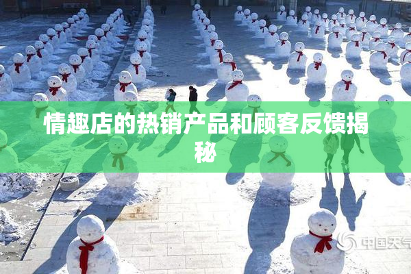 情趣店的热销产品和顾客反馈揭秘