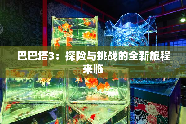 巴巴塔3：探险与挑战的全新旅程来临