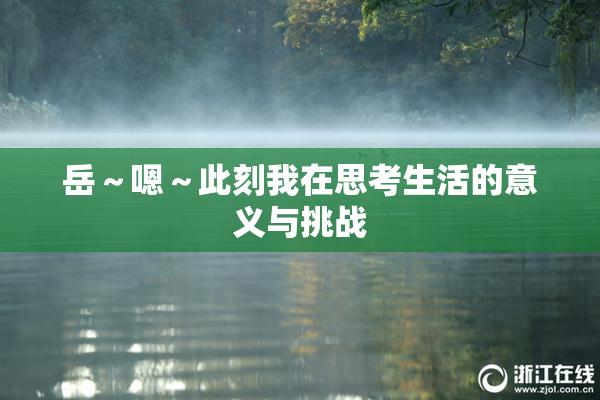 岳～嗯～此刻我在思考生活的意义与挑战